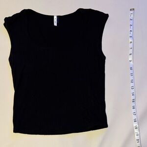 BE COOL Classic Black Tank Top